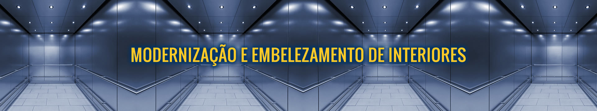 Modernização e embelezamento de elevadores